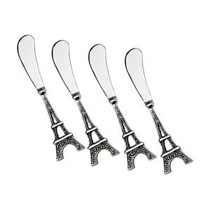 ชุดชีสสแตนเลสสตีลสุดหรูพร้อมชุดอุปกรณ์ขัดเงินดีไซน์ผูกปมด้ามจับทำด้วยมือ - Product Image 5