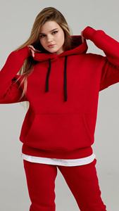 Survêtement en molleton de coton surdimensionné pour couple Ensembles de deux pièces avec poches kangourou Survêtement unisexe à la mode le plus populaire pour hommes - Product Image 3