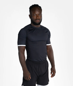 Camiseta Deportiva de Manga Corta para Hombre, Transpirable, Ecológica, de Secado Rápido, Elástica, para Natación - Product Image 3