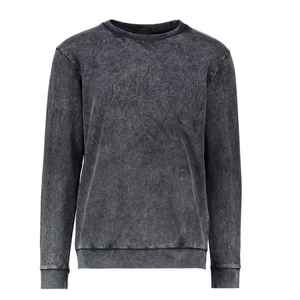 Sudadera con lavado ácido y textura vintage desgastada, diseñada para una comodidad relajada en el estilo urbano y atuendos elegantes para el día a día. - Product Image 2