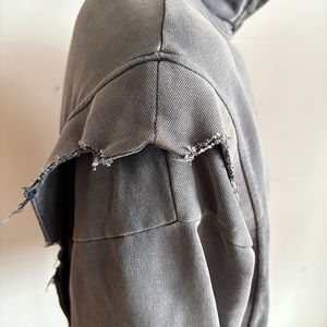 Sudadera con Capucha Extra Grande de Invierno para Hombre, 100% Algodón, Bordado, Impresión Puff de Alta Calidad, 400 GSM, Personalizada HSI - Product Image 3