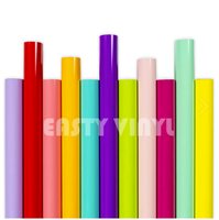 Vinilo Autoadhesivo de Color, 40 Colores, Superficie Brillante/Mate, para Señales Publicitarias Exteriores, Translúcido, de Uso en Interiores y Exteriores