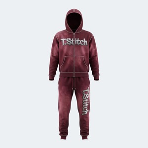 Servicio OEM/ODM, Conjuntos Deportivos de Invierno para Hombre, con Capucha, Cuello con Capucha, Diseño Sólido, de Alta Calidad, Ligeros y Modernos - Product Image 5
