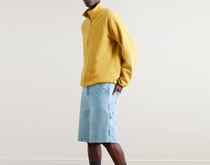 Short de gym d'été pour hommes personnalisé en gros 100% coton tricoté sport éponge cordon de serrage décontracté logo imprimé jogging solide - Product Image 4