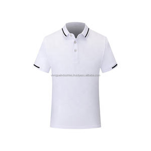 Camisetas de polo de seda de golf de lujo para hombre, rendimiento de secado rápido, logotipo personalizado, punto de alta calidad, bordado a rayas, antiarrugas - Product Image 5