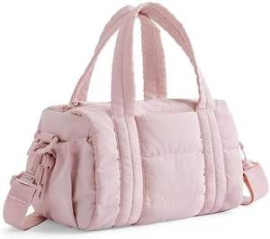 <span class=keywords><strong>Borsa</strong></span> da Palestra Puffer Trapuntata Impermeabile da <span class=keywords><strong>Donna</strong></span>, Morbida <span class=keywords><strong>Borsa</strong></span> a Spalla di Grandi Dimensioni, <span class=keywords><strong>Borsa</strong></span> a <span class=keywords><strong>Tracolla</strong></span> da Viaggio Compatta - Product Image 3