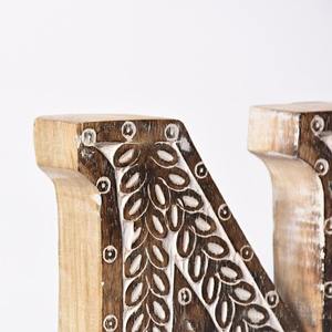Bloques de Madera Alfabéticos Hechos a Mano en India, Esculturas de Palabras para Mesa, Decoración del Hogar, Letreros de Pared - Product Image 3