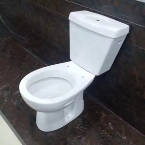 Armario de agua de cerámica de dos piezas de calidad europea, montaje en suelo, artículos sanitarios para baño, inodoro para uso exterior, desodorante - Product Image 5