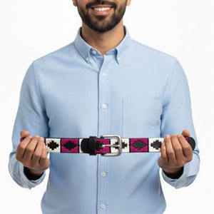 Ceinture de polo en cuir, équestre, durable, réglable, robuste, cousue, légère, respirante, en alliage, équipement d'entraînement, stable, confortable - Product Image 2