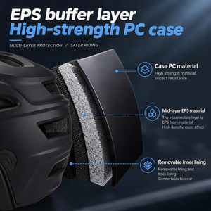 <span class=keywords><strong>Casco</strong></span> de Ciclismo Integral para Adultos de Doble Deporte <span class=keywords><strong>MTB</strong></span> para Bicicleta de Montaña Downhill Material de PC y EPS - Product Image 4