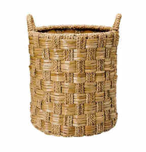 Cesta de Almacenamiento Hecha a Mano en Vietnam, Mimbre con Asas, Diseño Artesanal, Ecológica, Natural, Saludable, Organizador de Ropa de Pasto Marino - Product Image 1