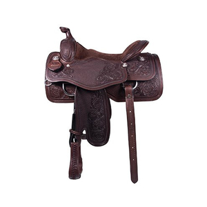 Selle de course de baril Western en cuir de qualité supérieure avec logo personnalisé pour cheval Selle de cheval anglaise de style nouveau avec taille personnalisée - Product Image 6