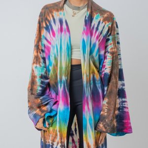 Hermoso Kimono hecho a mano a cuadros sólidos para mujer, último diseño, fajas de cinturón Natural de talla única, tela de algodón hasta el suelo - Product Image 4