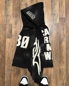 Ropa de tendencia para hombre, ropa de calle de alta calidad, sudaderas con capucha de peso pesado de 500gsm, sudaderas con capucha personalizadas con hombros caídos - Product Image 4