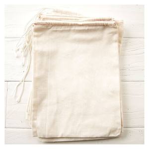 ถุงผ้าดิบแบบหูรูดพิมพ์ลายกำหนดเองถุงผ้าดิบพร้อมโลโก้นำกลับมาใช้ใหม่เป็นมิตรต่อสิ่งแวดล้อมผ้าฝ้ายออร์แกนิกขนาดใหญ่ช้อปปิ้ง - Product Image 6