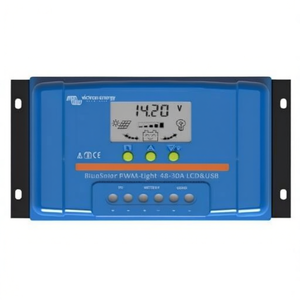 Controlador de Carga Solar Victron BlueSolar PWM-LCD&USB 12/24V 30A con Control de Iluminación - Product Image 1