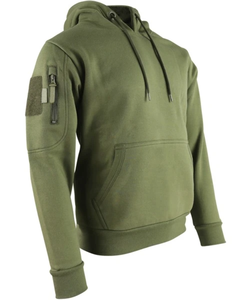 Sudadera con capucha de entrenamiento de invierno al por mayor sudaderas con capucha de algodón verde oliva bolsillos de canguro logotipo personalizado soporte táctico sudaderas con capucha - Product Image 2