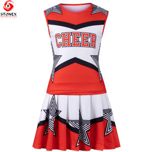Diseño Único, Servicio OEM, Mejor Precio, Fabricante Profesional, Conjuntos de Uniformes de Porristas Transpirables Personalizables para Mujeres Adultas - Product Image 1