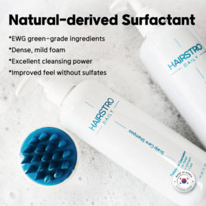 Champú Coreano para el Cuidado del Cuero Cabelludo HAIRSTRO de 500 ml con pH Equilibrado y Fórmula Concentrada para Cuero Cabelludo Sensible y Caspa - Product Image 3