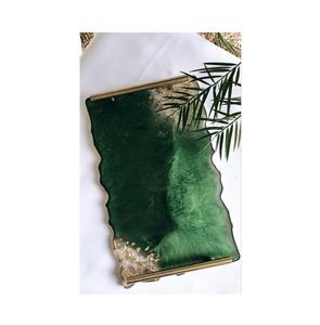 Resin trays perfect for coffee stations holding mugs spoons <b>sugar</b> <b>packets</b> creating tidy beverage corner - Product Image 3