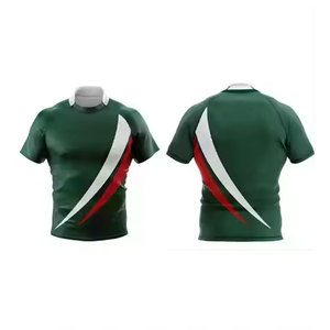 เสื้อกีฬารักบี้แบบปรับแต่งได้สำหรับทุกเพศ ระบายอากาศได้ดี ไซส์พลัส  แบบซับลิเมชั่น ปักลาย  พร้อมสกรีนชื่อทีมตามสั่ง - Product Image 3