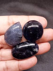 Gemas sueltas de iolita violeta azul de grado AAA, piedras de iolita facetadas naturales para la fabricación de joyas, suministro al por mayor - Product Image 3