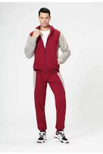 Vente en gros de vêtements de sport d'hiver pour entraînement, survêtements personnalisés unisexe pour enfants, jogging, cordon de serrage respirant à capuche, teints en couleur unie - Product Image 4