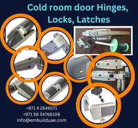 Charnières de porte de chambre froide, serrures loquets Dubaï/EAU/Qatar/Bahreïn/Koweït/Arabie Saoudite/Oman/ Abu Dhabi/ Muscat/ Riyad/Jeddah