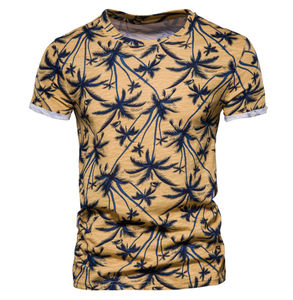 Custom Printed Sublimation T <b>Shirts</b> Fashion O Neck Regular Fit Gym T <b>Shirts</b> Regular Sleeve <b>Men's</b> Eco-Friendly Breathable 180g - Product Image 1