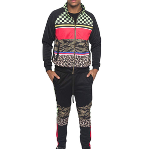 Nouveautés en gros : Ensemble deux pièces de jogging pour hommes – Survêtement de sport élastique pour hommes en promotion - Product Image 1