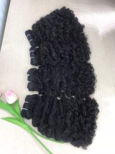 Cabello Remy rizado birmano camboyano 100% de la mejor calidad, cabello humano vietnamita Natural para mujeres negras - Product Image 5