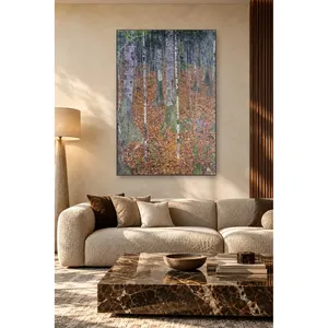Impression sur toile Forêt de bouleaux de Fida Klimt - Product Image 1