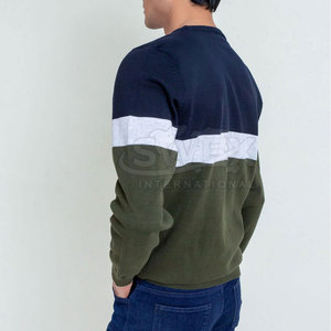 Pull tendance en tissu mélangé à manches longues, tricot décontracté pour hommes et femmes, nouveau pull tendance - Product Image 3