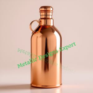 Pure Copper Water Bottle with Airtight Seal Compact <b>500ml</b>, Ayurvedic Wellness Ideal for Travel and Daily Use and Wide Capacity - Product Image 5