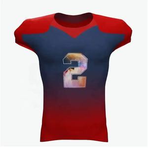 Fabricant de haute qualité 100% polyester Maillot de football américain Sports et équipe Porter des uniformes de football américain - Product Image 3
