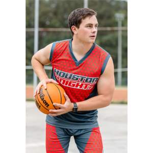 Uniforme de basket-ball pour adultes personnalisé avec maillot cousu avec logo de l'équipe en automne conception de vêtements de sublimation - Product Image 3