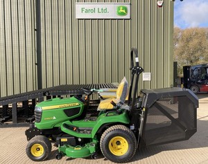 เครื่องตัดหญ้าแบบนั่งขับ John Deere X950R ขนาด 48 นิ้ว ราคาประหยัด ขับเคลื่อนด้วยตัวเอง ใช้แก๊ส ใบมีดแบบโรตารี่ ตัดหญ้าเองได้ พร้อมถังเก็บด้านหลังขนาด 100 ลิตร - Product Image 2