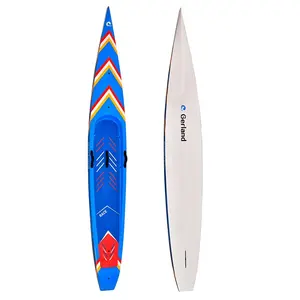 Factory Direct Customized 14' Carbon Fiber Racing SUP Board High-Speed Stand up Paddleboard Surfing Water Sports Enthusiasts