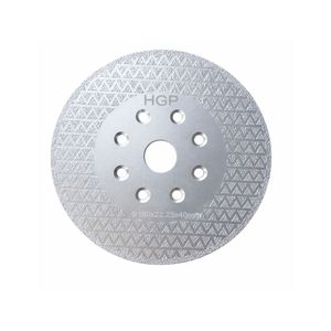 Lame de scie diamantée de qualité industrielle HGP à haute dureté 105/125/150/180/230 mm pour la découpe de carreaux de céramique, de porcelaine et de marbre - Product Image 1