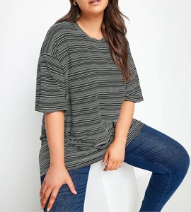 Camiseta Extra Grande con Logotipo Personalizado para Mujer, de Secado Rápido, Transpirable, de Algodón, Corte Holgado, Manga Corta, Cuello Redondo, Diseño Liso, Primavera/Verano - Product Image 5