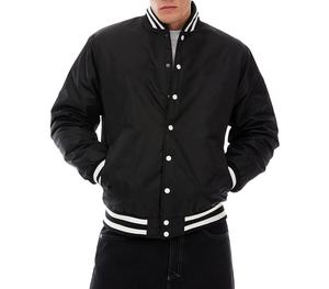Chaqueta Bomber de Satén Personalizada OEM, Nueva Moda, Chaqueta Casual para Hombre - Product Image 4