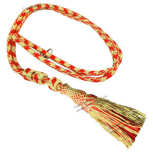 OEM Purple and Gold <b>Cord</b> for Bishop's Pectoral Cross with Knot Tassel and Fringes Religious Vestments and Accessories - Product Image 6