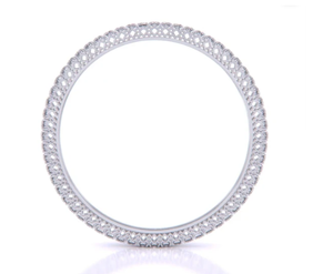 IGI Certified 18 Ct Lab Grown Diamond Bangle Pulsera Diseño elegante para ocasiones nupciales y especiales - Product Image 6