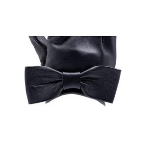 Gants en cuir noir respirants et tendance pour femmes, doublés en coton polaire, fabriqués au Pakistan par Qasaab Gloves - Product Image 3