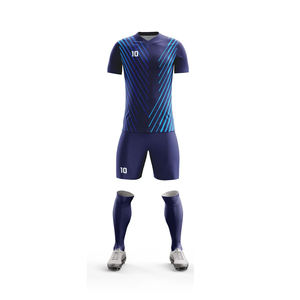 Conjunto de Uniforme de Fútbol Personalizado 2024 de Alta Calidad, Transpirable, Ligero, con Estampado Digital, Diseño Superior, Impermeable - Product Image 2