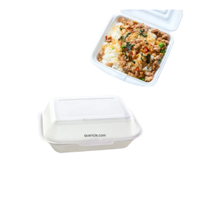 กล่องเบอเกอร์ธรรมชาติแบบใช้แล้วทิ้ง9*6 9 9*9กล่องใส่อาหารใช้ในครัวแบบฝาพับ - Product Image 6