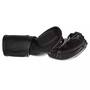 Gants de boxe MMA professionnels personnalisés bon marché d'usine Offre Spéciale le logo de personnalisation d'usine du Pakistan produit en noir - Product Image 3