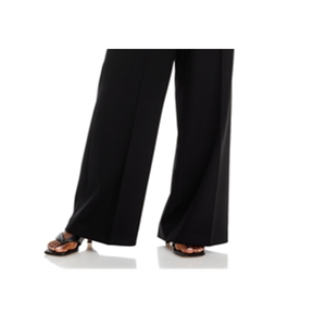 Pantaloni a gamba larga da donna Lafayette 148 New York in chiffon crepe anti-piega traspirante con chiusura elastica in vita, ideali per l'ufficio - Product Image 3