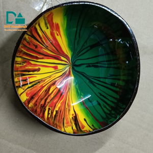 Tazón Decorativo de Mimbre Lacado Hecho a Mano, Estilo Bohemio, Diseño Pulido, Ecológico, Muestra Gratis, Hecho en Vietnam - Product Image 1