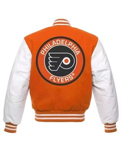 Chaqueta personalizada Letterman para hombre, chaqueta universitaria de lana y cuero PU de primera calidad con logotipo bordado - Product Image 4